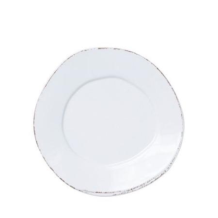 Vietri Melamine Lastra White Salad Plate