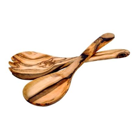 Natural Olivewood Salad Servers