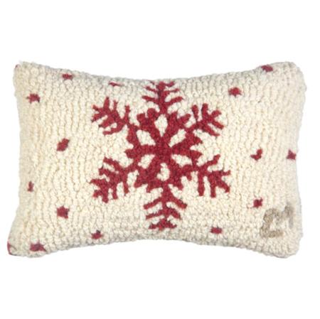 Red Flake Pillow