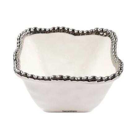 Salerno Ceramic Small Square Snack Bowl