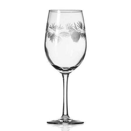 Pinecone 12oz White Wine Glass