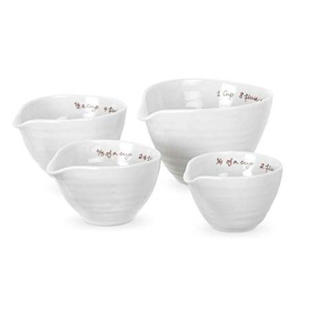 Portmeirion Sophie Conran White Set of 4 Measuring Cups