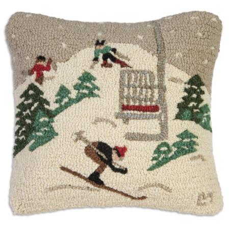 Single Chair Ski Lift Pillow