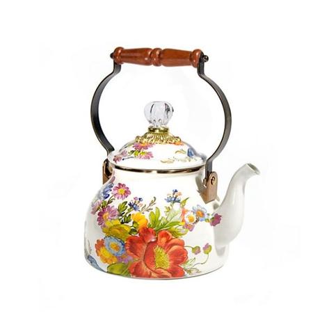 MacKenzie Childs Flower Market 2Qt Tea Kettle