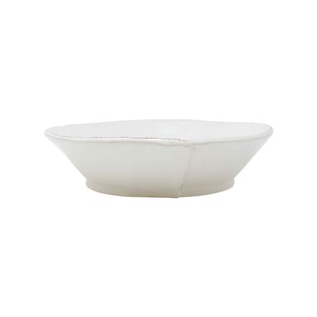 Vietri Lastra White Large Shallow Bowl