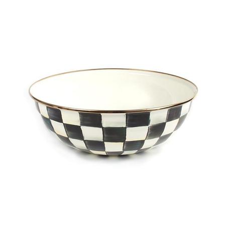 Mackenzie Childs Courtly Check Bowl XL