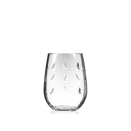 Sailing Stemless Wine Glass