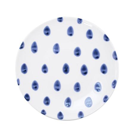 Vietri Santorini Dot Dinner Plate