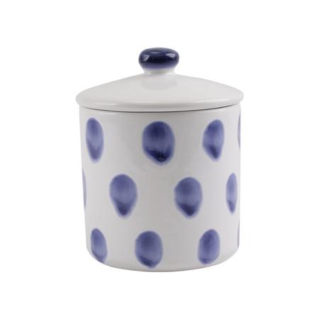 Vietri Santorini Dot Small Canister