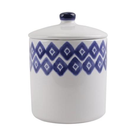 Vietri Santorini Diamond Large Canister