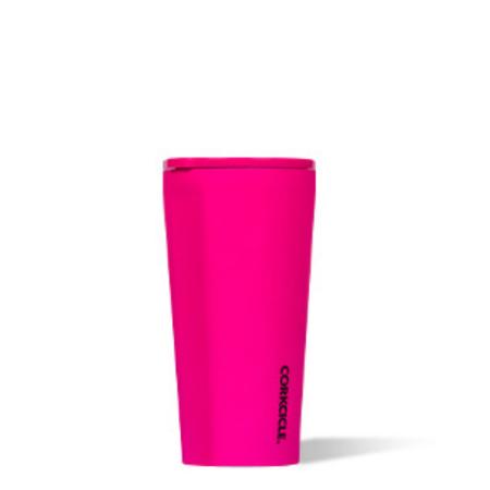 Corkcicle Neon Lights Pink 16oz Tumbler