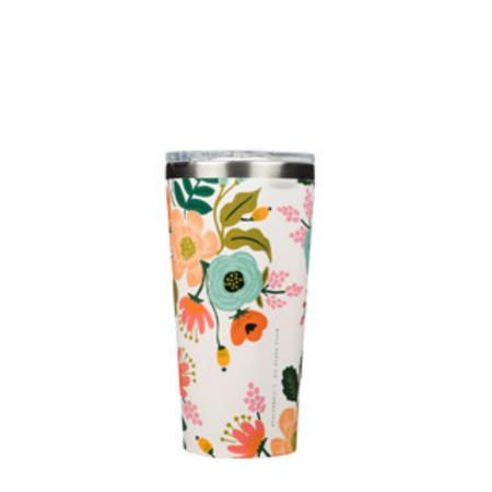 Corkcicle Cream Lively Floral 16oz Tumbler