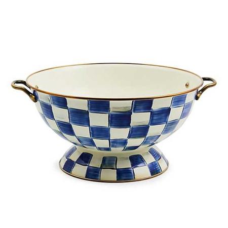 Mackenzie Childs Royal Check Everything Bowl