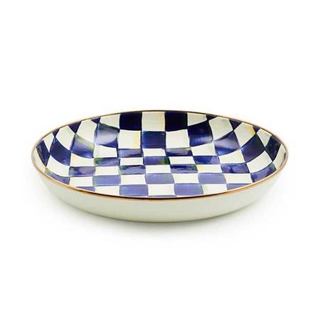 Mackenzie Childs Royal Check Abundant Bowl