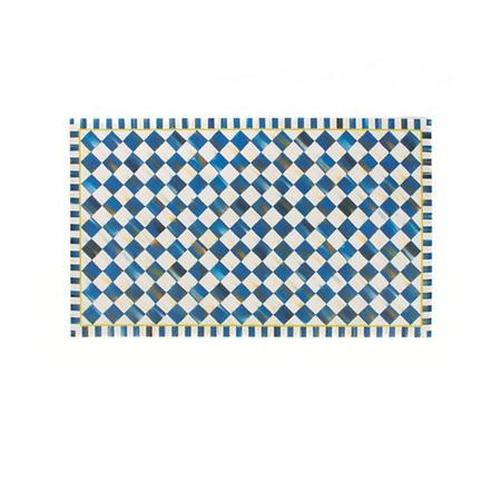 Mackenzie Childs Royal Check Floor Mats