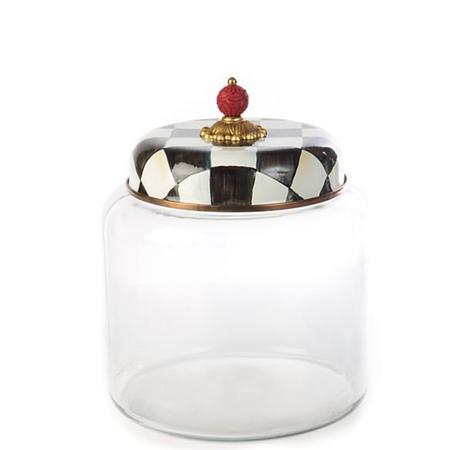 Mackenzie Childs Courtly Check Storage Canister - Big