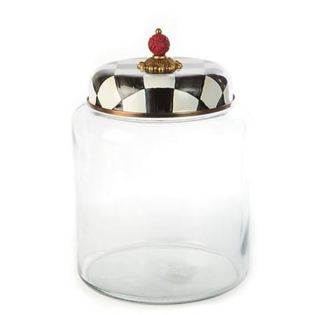 Mackenzie Childs Courtly Check Storage Canister - Bigger