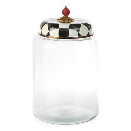 Mackenzie Childs Courtly Check Storage Canister - Biggest