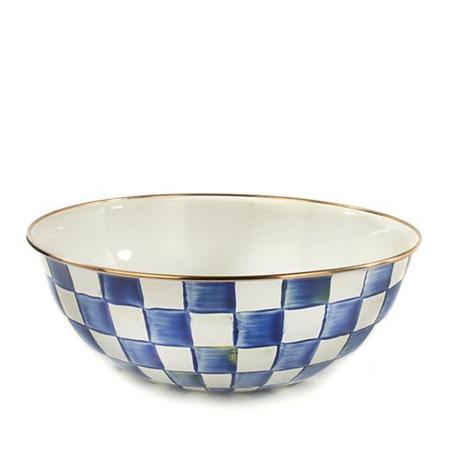 Mackenzie Childs Royal Check Everyday Bowl - Extra Large