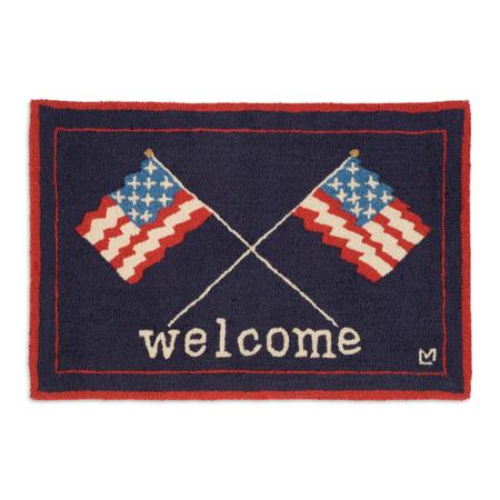 Welcome Flags 2'x3' Rug