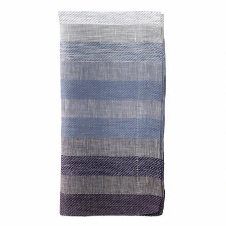 Gradient Stripe Navy Napkin