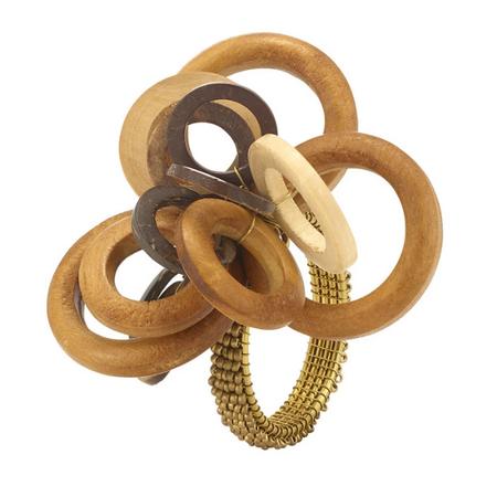 Interlink Wood Napkin Ring