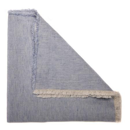 Fringe Napkin Blue