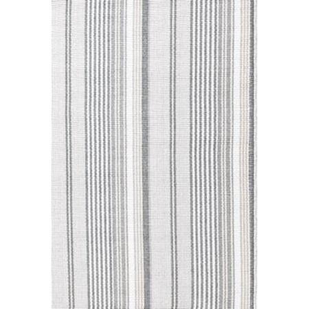 Dash and Albert Gradation Ticking Cotton Rug - 2 1/2x8