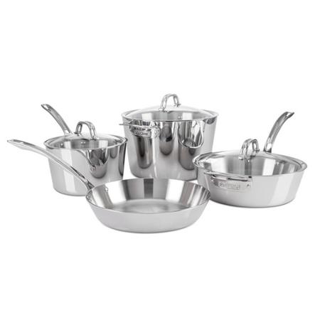 Viking Contemporary 7 pc 3Ply Stainless Steel Cookware Set Reg Sale 399.99