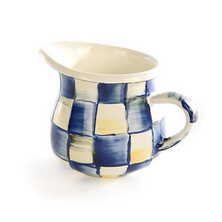 Mackenzie Childs Royal Check Little Creamer