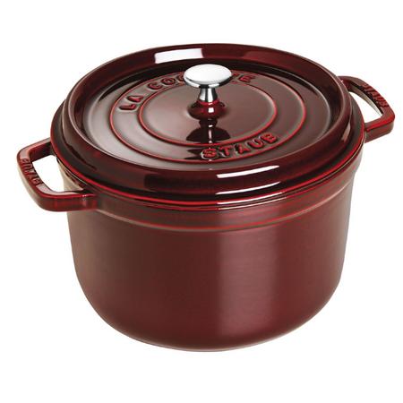 Staub 5qt Round Tall - Grenadine