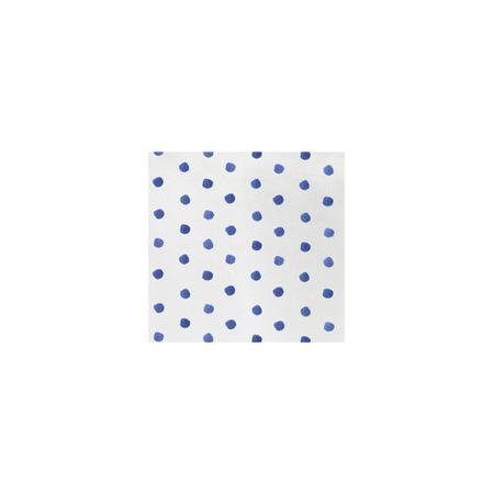 Vietri Blue Dot Cocktail Napkin