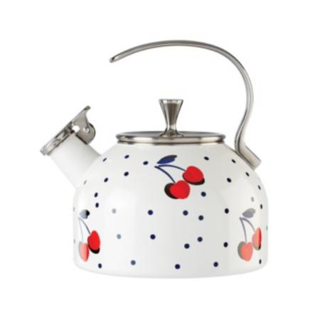 Kate Spade Vintage Cherry Dot Tea Kettle