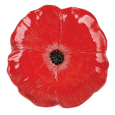 Vietri Lastra Poppy Round Platter