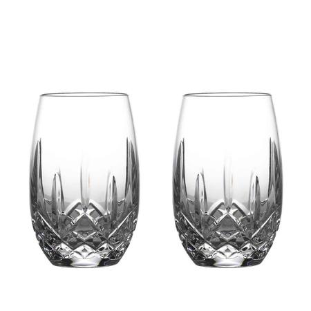 Waterford Lismore Nouveau Stemless White Wine 12 OZ Set/2