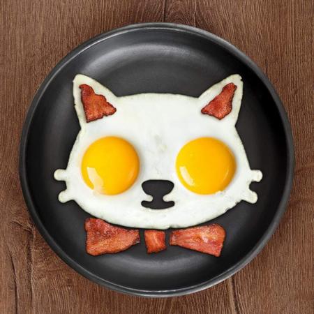 Funny Side Up- Cat Egg Mold