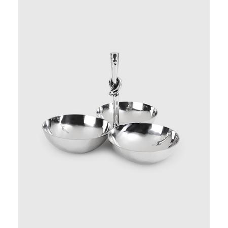 Mary Jurek Helyx 3 Bowl Snack Set w/Knot