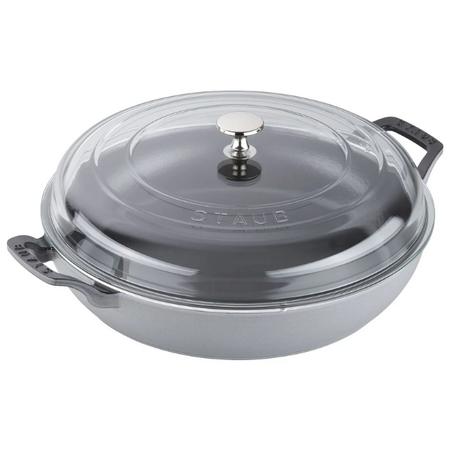 Staub 3.5qt Braiser - Graphite Grey