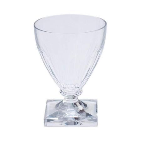 Caspari Acrylic 8.5oz Wine Goblet in Crystal Clear - 1 Each