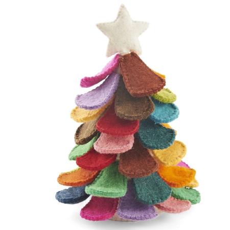 Handmade Multicolor Tabletop Christmas Tree