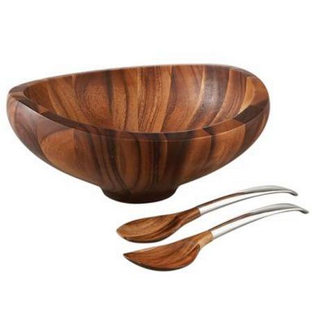 Nambe Butterfly Salad Bowl