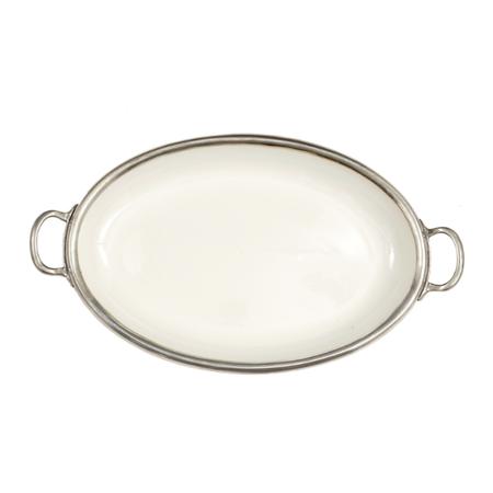 Tuscan Oval Tray with Handles