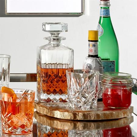 Waterford Marquis Markham 11oz Double Old Fashioned, Pair and Square Decanter Set