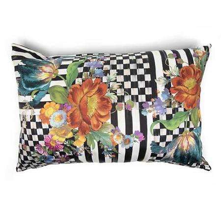 MacKenzie Childs Courtly Flower Market Lumbar Pillow