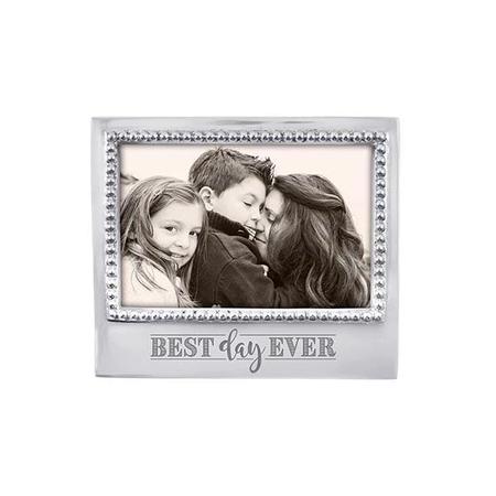 BEST DAY EVER Beaded 4x6 Frame