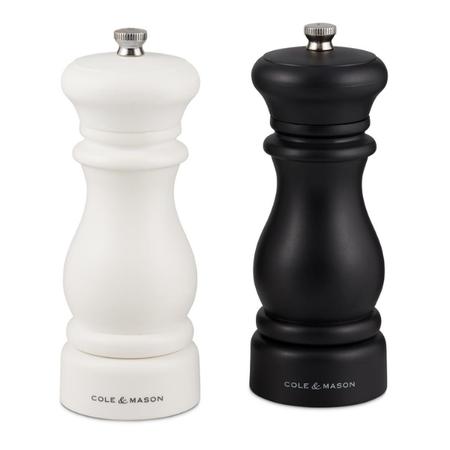 Southwold Classic Salt & Pepper Mill - Black/White