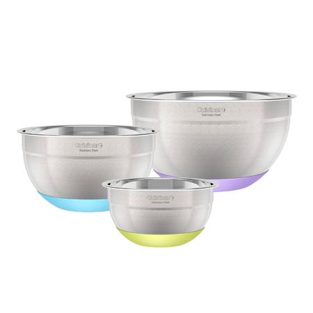 Cuisinart Set of 3 Mixing Bowls with Non-Slip Base