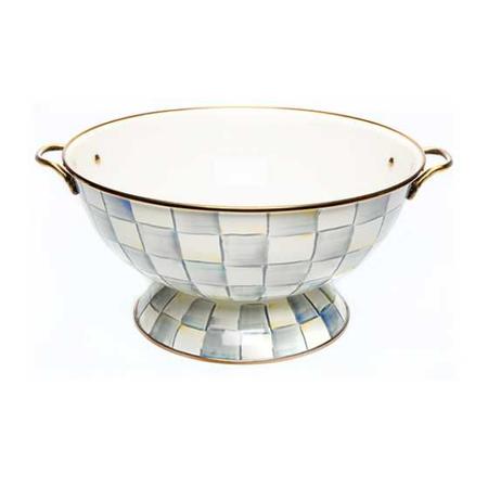 MacKenzie Childs Sterling Check Enamel Everything Bowl