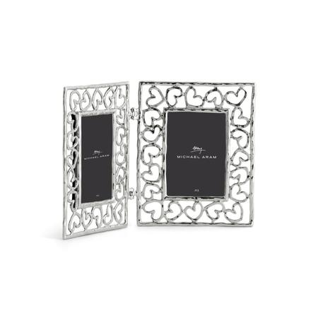 Michael Aram Heart Hinged Frame - Silver 2x3