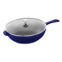 Staub Cast Iron 10-inch Daily Pan with Glass Lid (Item #12342606)